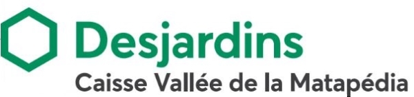 Logo de Desjardins Caisse Vallée de la Matapédia
